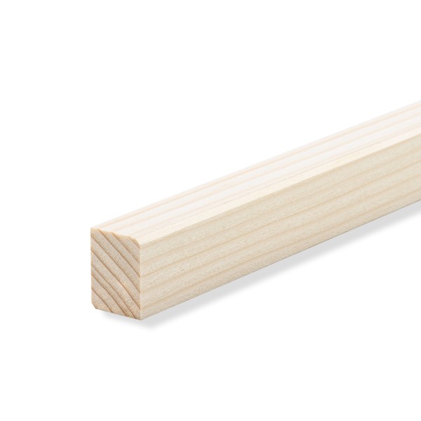 Vorsatzleisten Deck- Abschlus- Sockelleisten Fichte Massivholz 20x15x2300mm