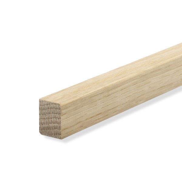 Vorsatzleiste Deck- Abschluss- Sockelleiste Eiche GEÖLT Massivholz 20x15x2300mm